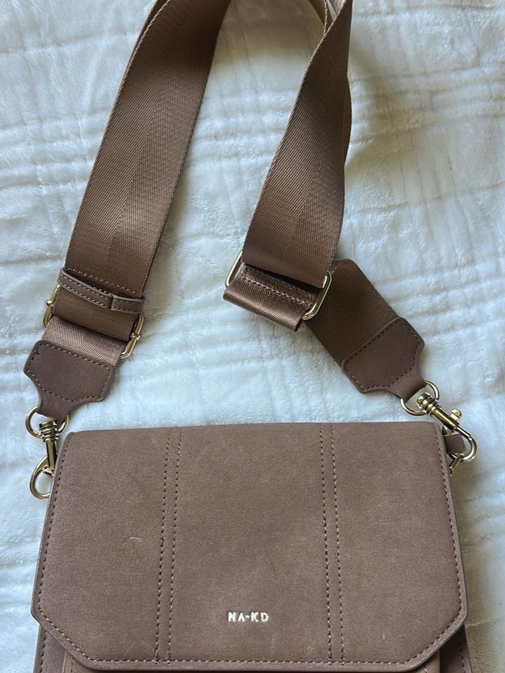 Brown NAKD shoulder cross body bag - worn twice - fair offers welcome